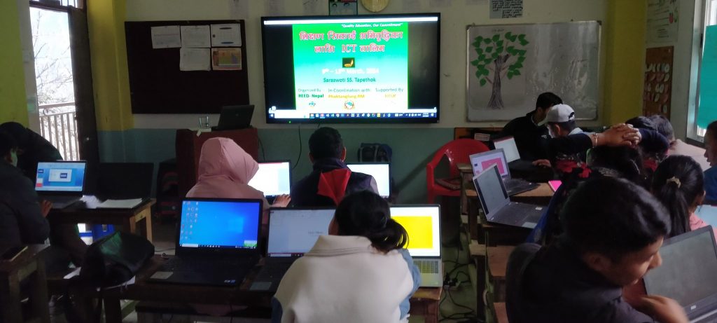 रीड नेपालद्वारा ताप्लेजुङमा ICT तालिम सुरु